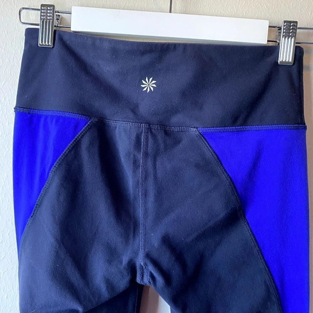 Athleta Colorblock Cropped Leggings S